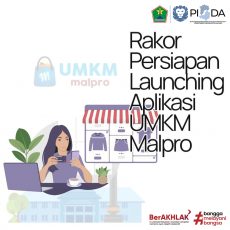 Rakor Persiapan Launching Aplikasi UMKM Malpro
